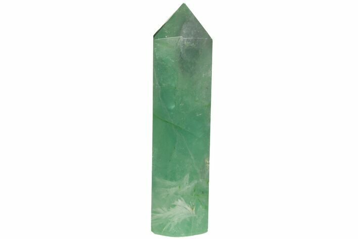 Polished, Green Fluorite Point #115350